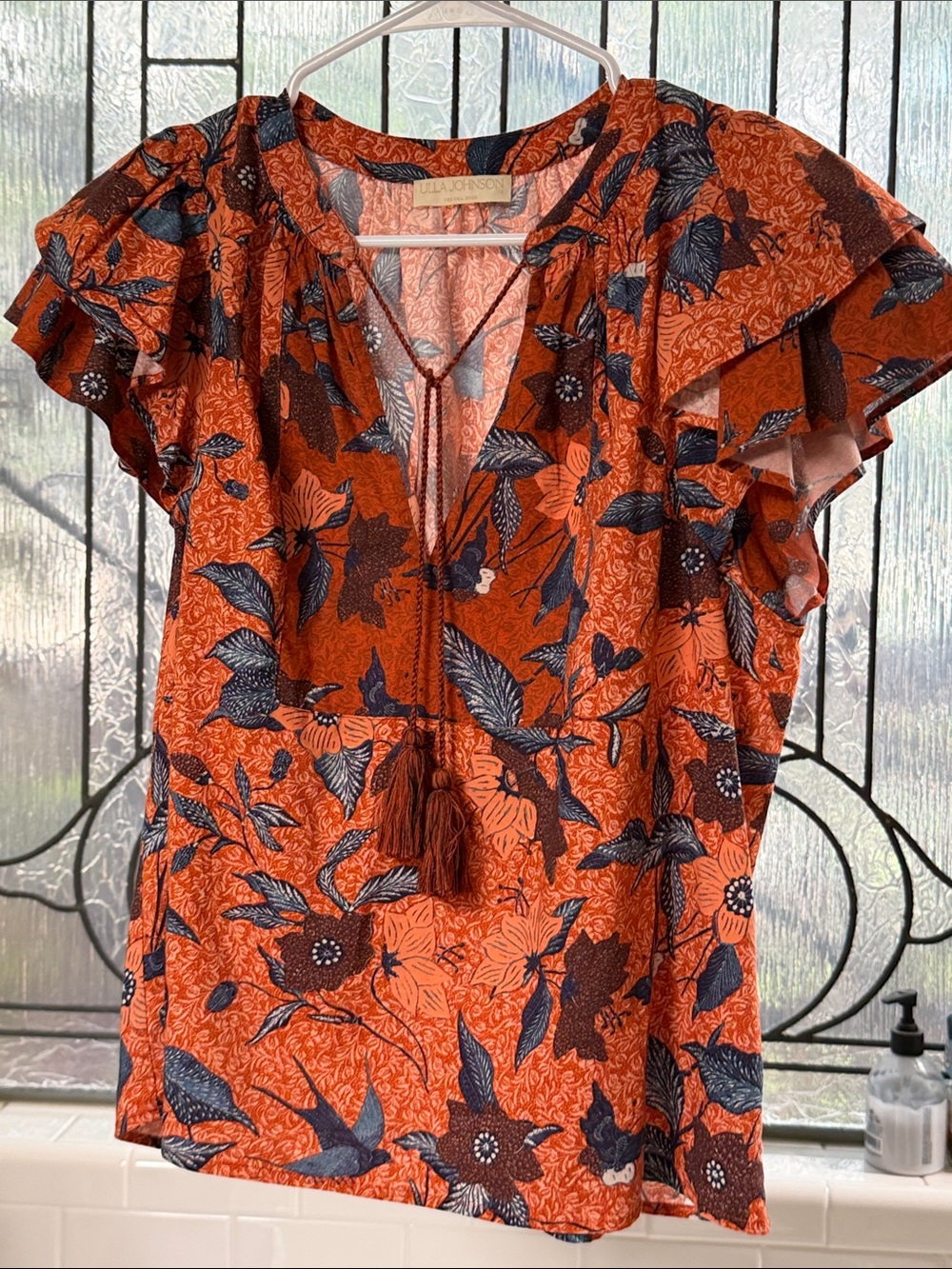 ULLA Johnson Blouse . size M/L excellent like new condition